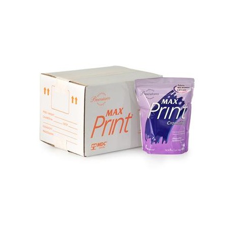 ALGINATO MAX PRINT CROMATICO TIPO I CAJA C/10 BOLSAS 454GR