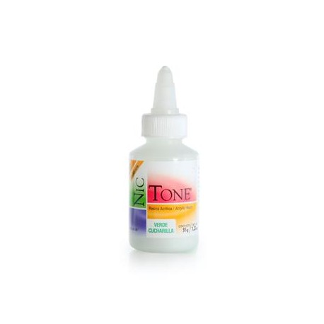 ACRILICO CUCHARILLAS NICTONE COLOR VERDE 35GR